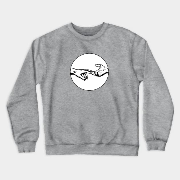 Uniting Hands Crewneck Sweatshirt by TaliDe